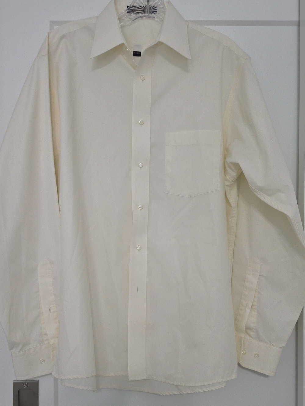 Men's Classic Cream Button-Down Shirt